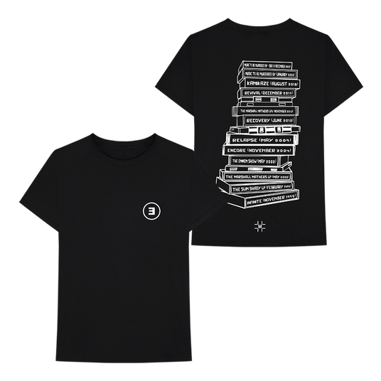 Millinsky x Eminem Tape Stack T-Shirt (Black)