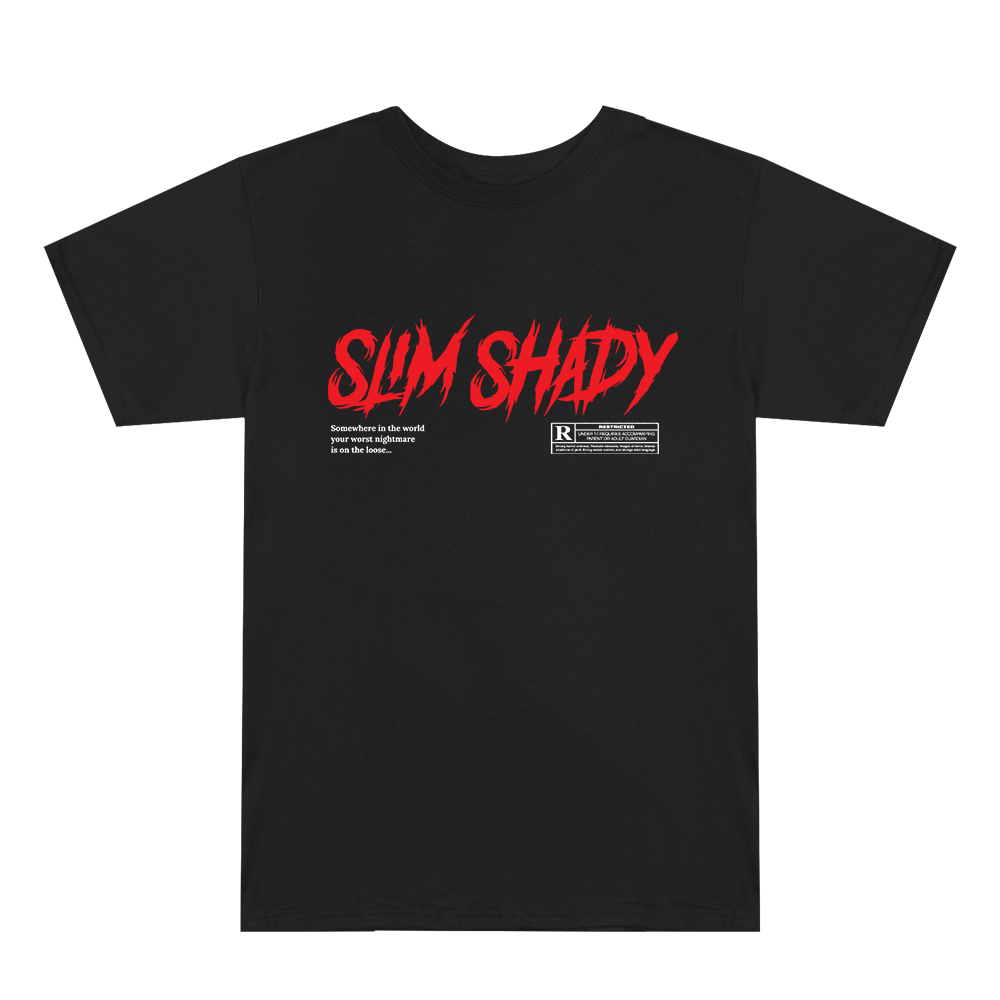 LIMITED EDITION SHADY RATED R T-SHIRT FRONT