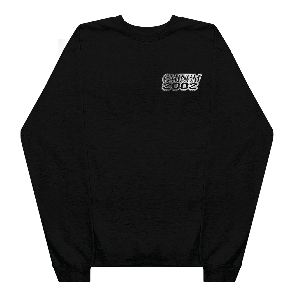 THE EMINEM SHOW CHROME LOGO CREWNECK (BLACK) Front