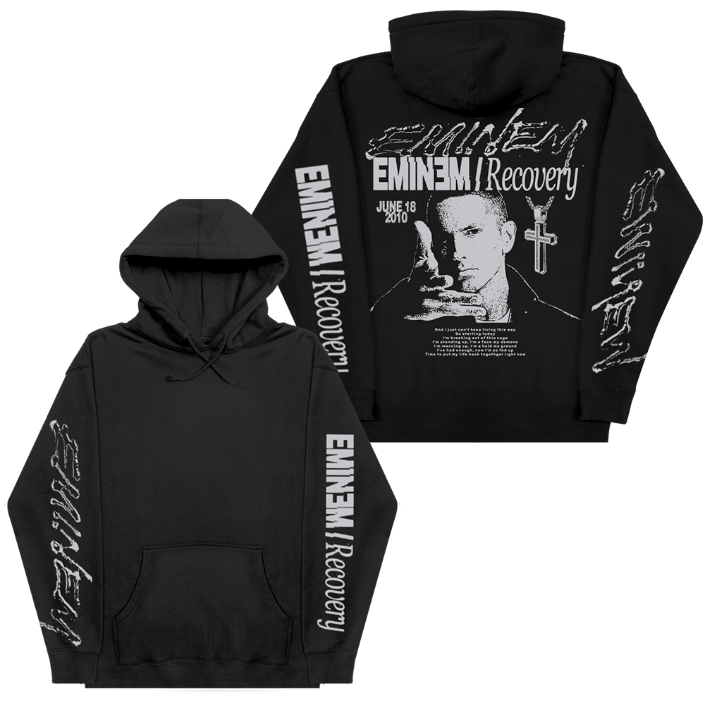 Black eminem hoodie 2025