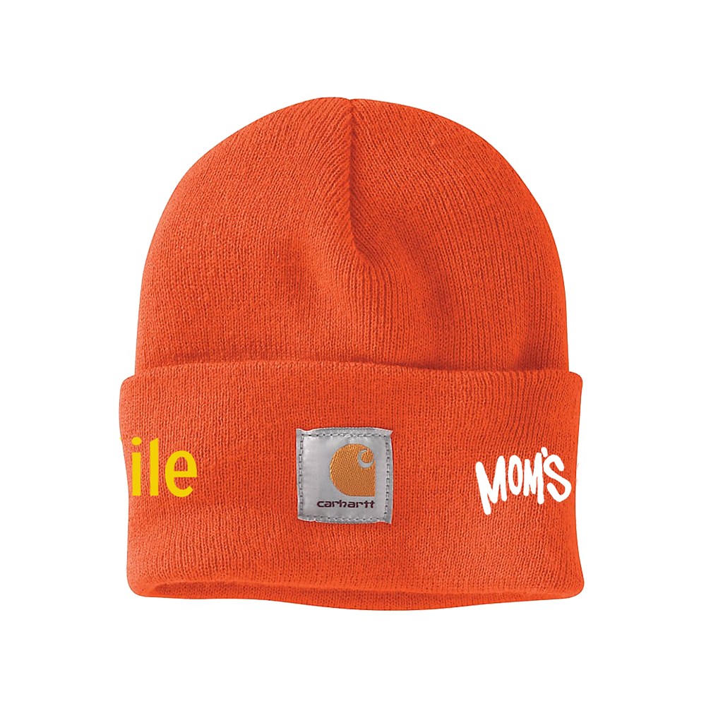 8 MILE x MOM S SPAGHETTI BEANIE ORANGE Official Eminem Online